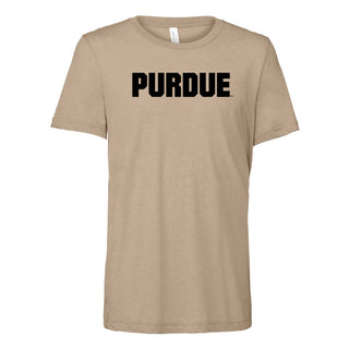 Purdue Basic Block Triblend T-Shirt - Tan