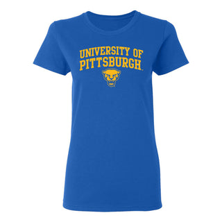 Pittsburgh Panthers Arch Logo Women's T-Shirt - Royal