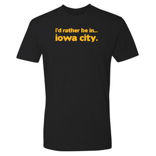 I'd Rather Be in Iowa City NLA T-Shirt - Black