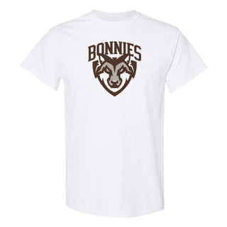 St. Bonaventure Bonnies Primary Logo T Shirt - White