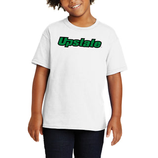 University of South Carolina Upstate Spartans Basic Block Youth T-Shirt - White