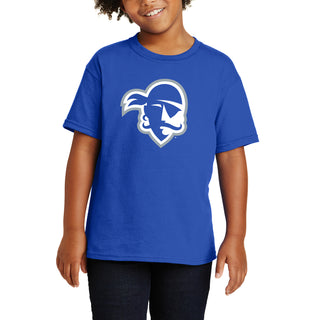 Seton Hall University Pirates Primary Logo Youth Short Sleeve T Shirt - Royal