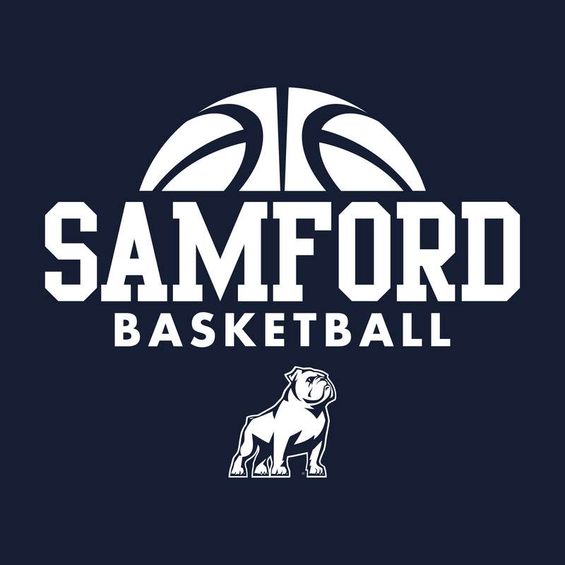 Samford Basketball Hype T-Shirt - Navy