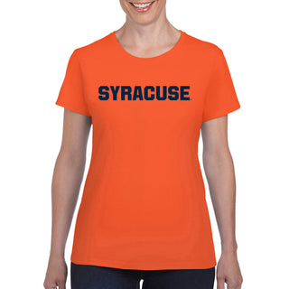 Syracuse Oranges Basic Block Women's T-Shirt - Orange