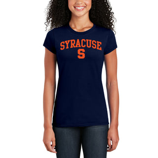 Syracuse Oranges Arch Logo Women's T-Shirt - Navy