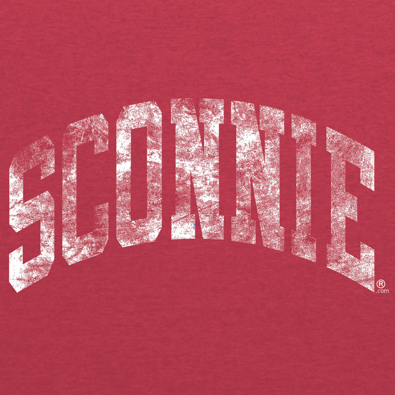 Vintage Sconnie Poly-Cotton T-shirt - Heather Red