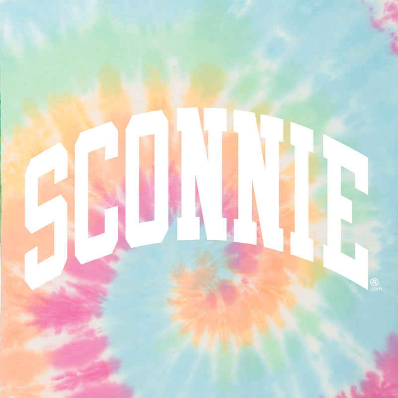 Sconnie Arch Pastel Tie Dye Tank Top - Pastel Rainbow