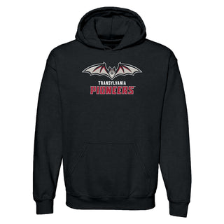 Transylvania University Pioneers Primary Logo Heavy Blend Hoodie - Black