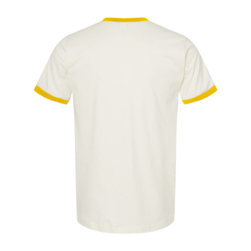 Minneapolis Twist Ringer Tee - White/Yellow