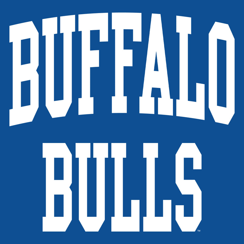 University at Buffalo Bulls Front Back Print Heavy Blend Hoodie - Royal