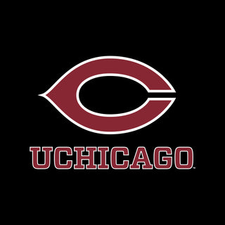 UChicago Primary Logo 2-Color Women's T-Shirt - Black