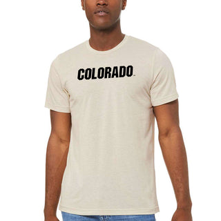 Colorado Basic Block Triblend T-Shirt - Oatmeal