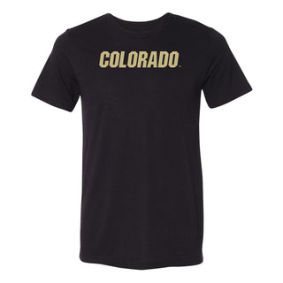 Colorado Basic Block Triblend T-Shirt - Solid Black