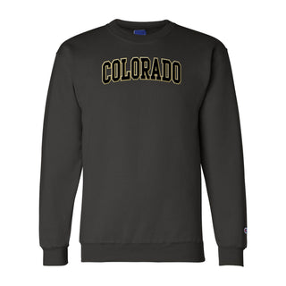 Colorado Tackle Twill Champion PB Crewneck - Black