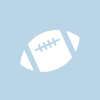 UGP Football Creeper Light Blue/White Print