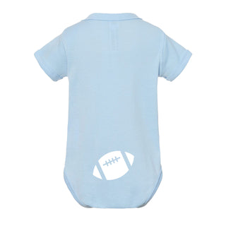 UGP Football Creeper Light Blue/White Print