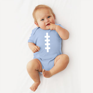 UGP Football Creeper Light Blue/White Print