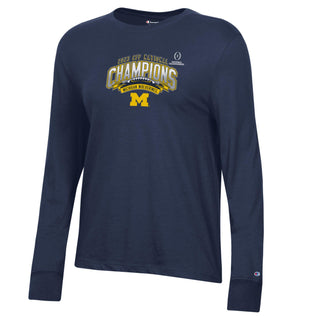 UM National Champ 23 Ladies LS - Navy