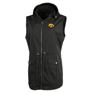 Iowa Tigerhawk Women's Bristol Utility Vest - Black