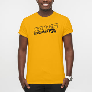 Iowa Warrior Slant T-Shirt - Gold