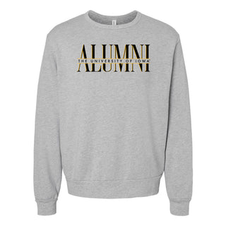 Iowa Classic Alumni Sponge Fleece Classic Crewneck - Athletic Heather