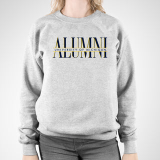 Michigan Classic Alumni Crewneck - Sport Grey