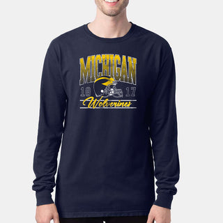 Michigan Colossal CW Garment Dyed Long Sleeve - Navy