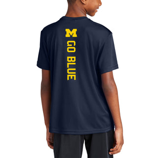 Michigan Novamentum Youth Performance T-Shirt - Navy