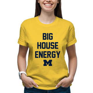 Michigan Big House Energy T-Shirt - Daisy