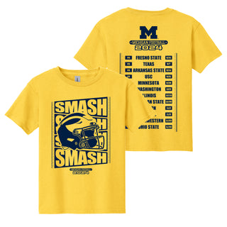 Michigan Wolverines Football Season 24 Youth T-Shirt - Maize