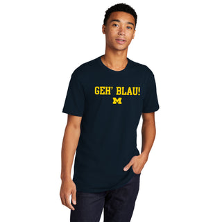 Michigan Go Blue German NLA T-Shirt - Midnight Navy