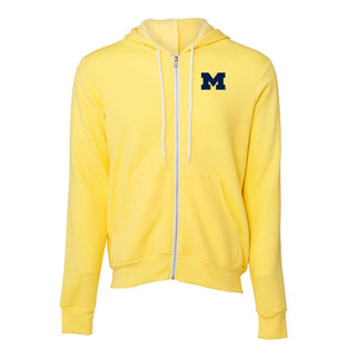 UGP Block M Zip Hoodie - Yellow