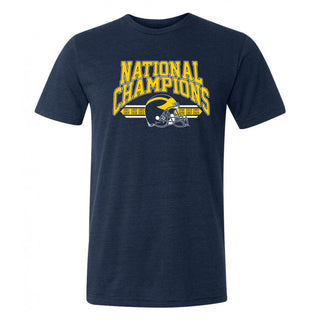 UM CFP National Champ 23 Glorious Triblend T-Shirt - Solid Navy