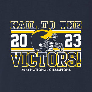 UM CFP National Champ 23 HTTV Triblend T-Shirt - Solid Navy