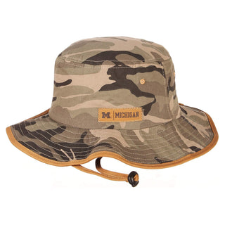 Zephyr Michigan Machete Patch Bucket Hat - Camo Green