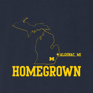 Michigan NIL Ella Stephenson Homegrown Canvas Triblend T-Shirt - Solid Navy