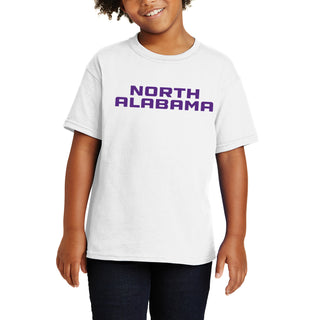 North Alabama Basic Block Youth T-Shirt - White