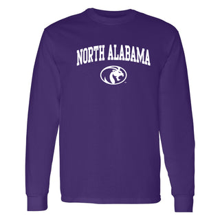 North Alabama Arch Logo Long Sleeve - Purple