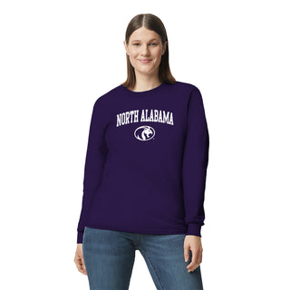 North Alabama Arch Logo Long Sleeve - Purple