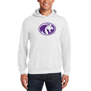 North Alabama Primary Logo Hoodie - White