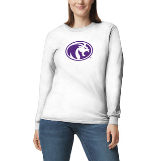 North Alabama Primary Logo Long Sleeve - White