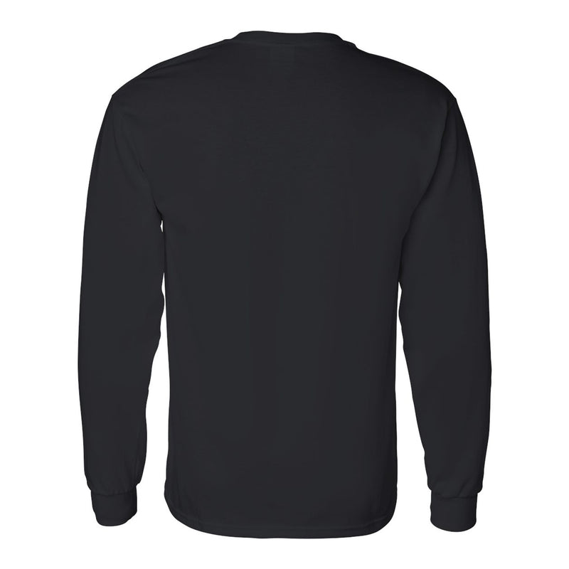 University of New Mexico Lobos Arch Logo Cotton Long Sleeve T-Shirt - Black