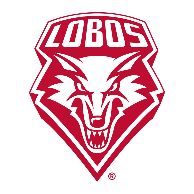 University of New Mexico Lobos Primary Logo Cotton Hoodie - White