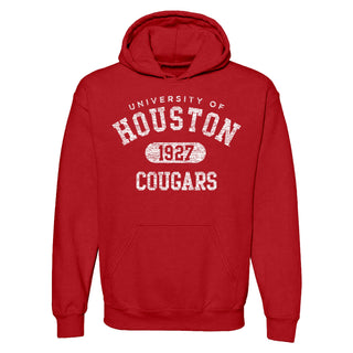 University of Houston Cougars Athletic Arch Heavy Blend Hoodie - Red