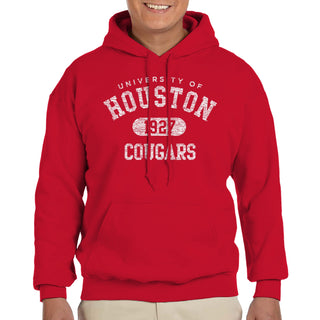 University of Houston Cougars Athletic Arch Heavy Blend Hoodie - Red