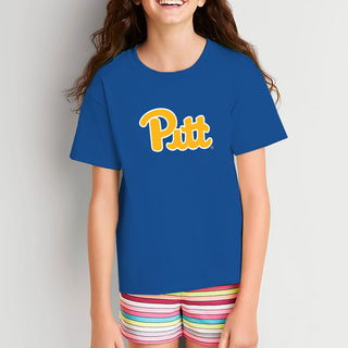 Pittsburgh Panthers Primary Logo Youth T-Shirt - Royal