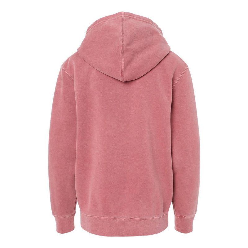 Virginia LOCAL Youth Midweight Pigment-Dyed Hoodie - Pigment Maroon
