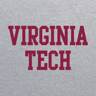 Virginia Tech Basic Block T-Shirt - Sport Grey