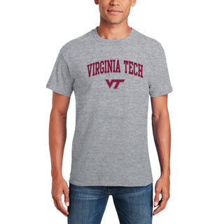 Virginia Tech Arch Logo T-Shirt - Sport Grey