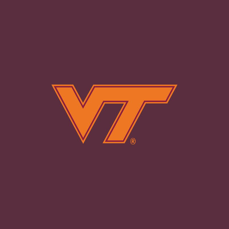Virginia Tech Primary Logo LC Q-Zip - Maroon